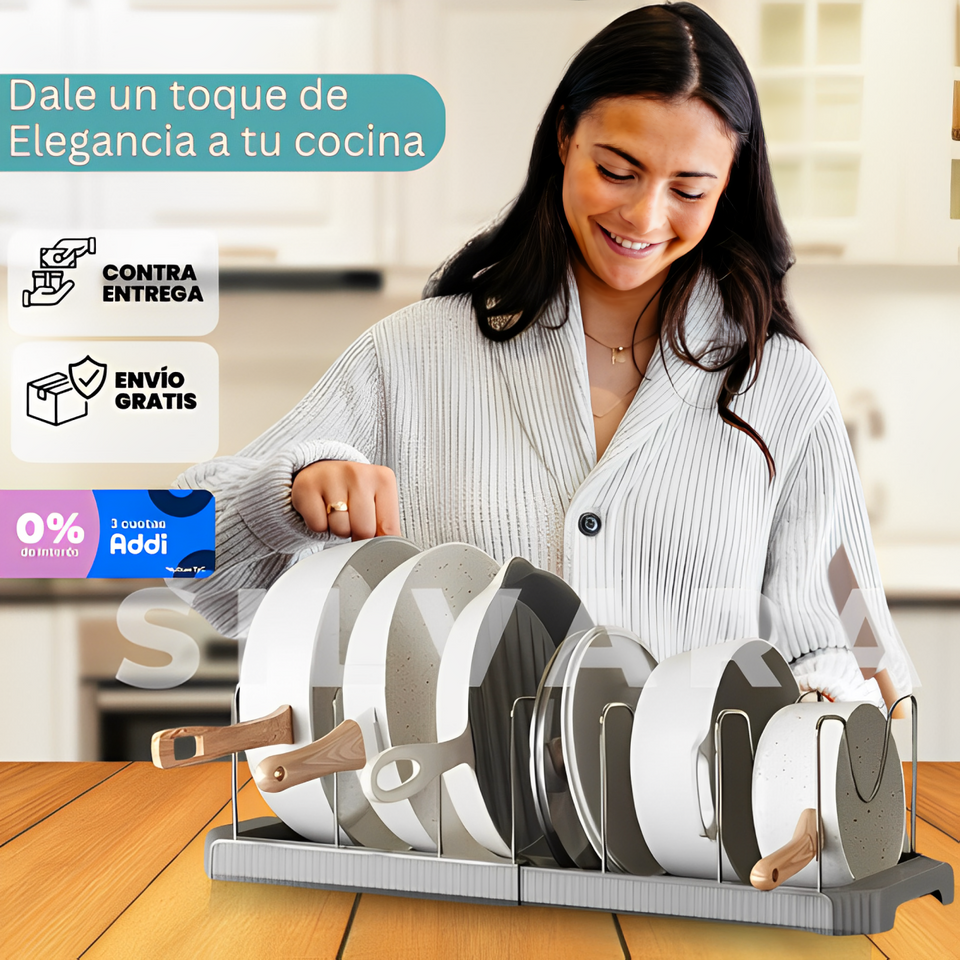 Organizador Expandible 2 en 1 Gris