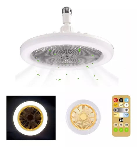 Ventilador Techo Lampara Control Remoto